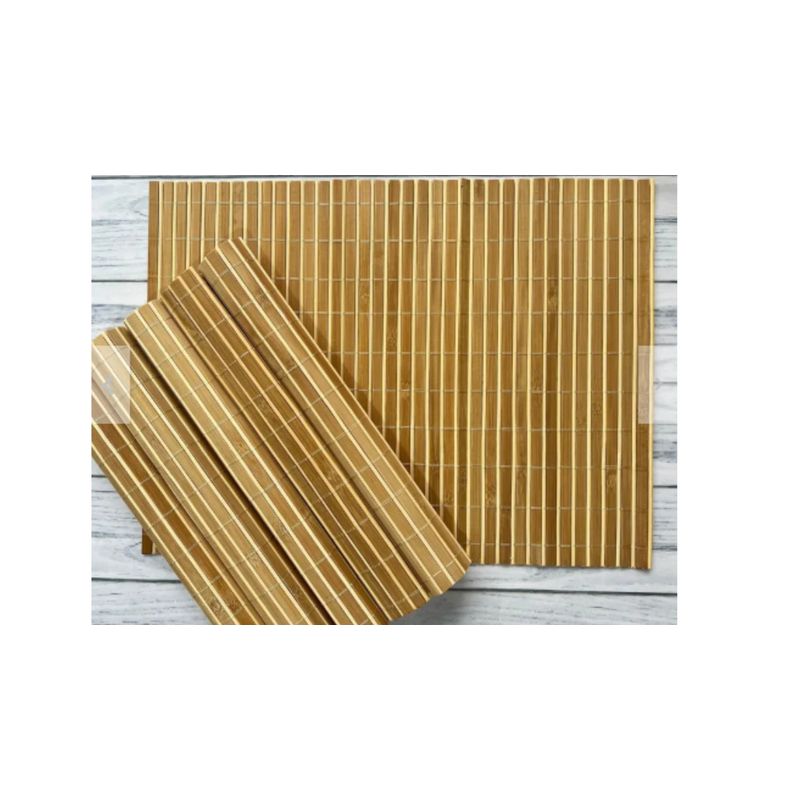 GENERICO - INDIVIDUAL DE MESA DE BAMBU SET 6 UNIDADES