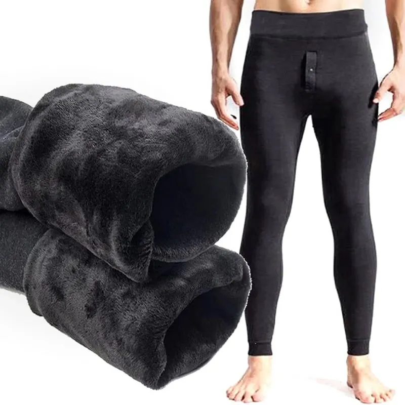 GENERICO - Pantalón Calentador peluche hombre para el Invierno