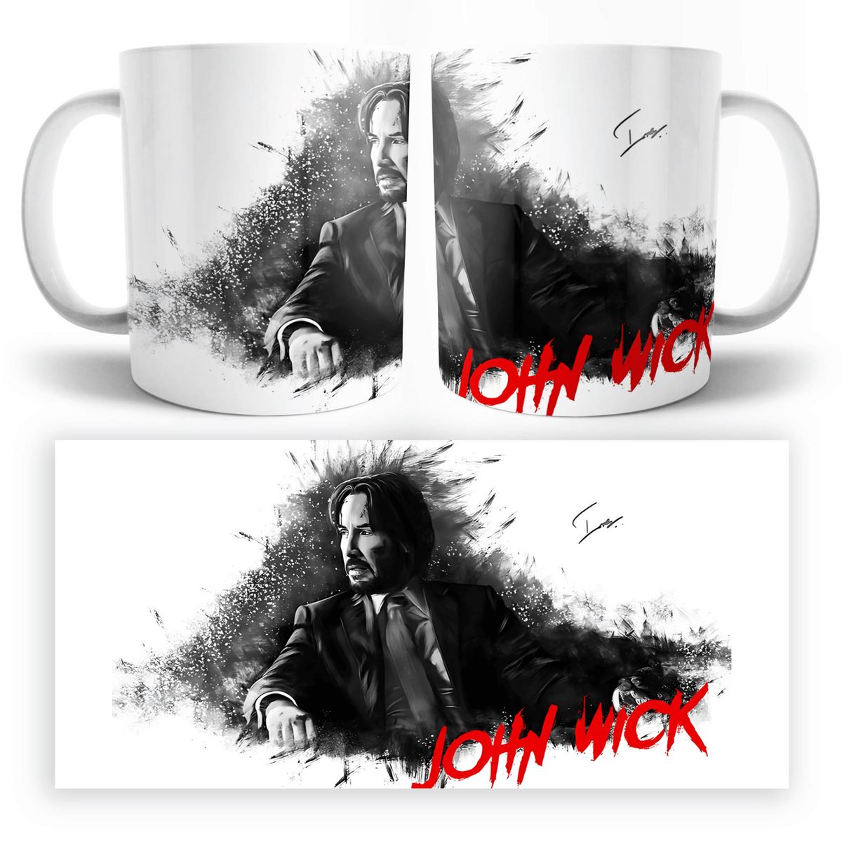 GENERICO - TAZA DE JOHN WICK 11oz - LQNN