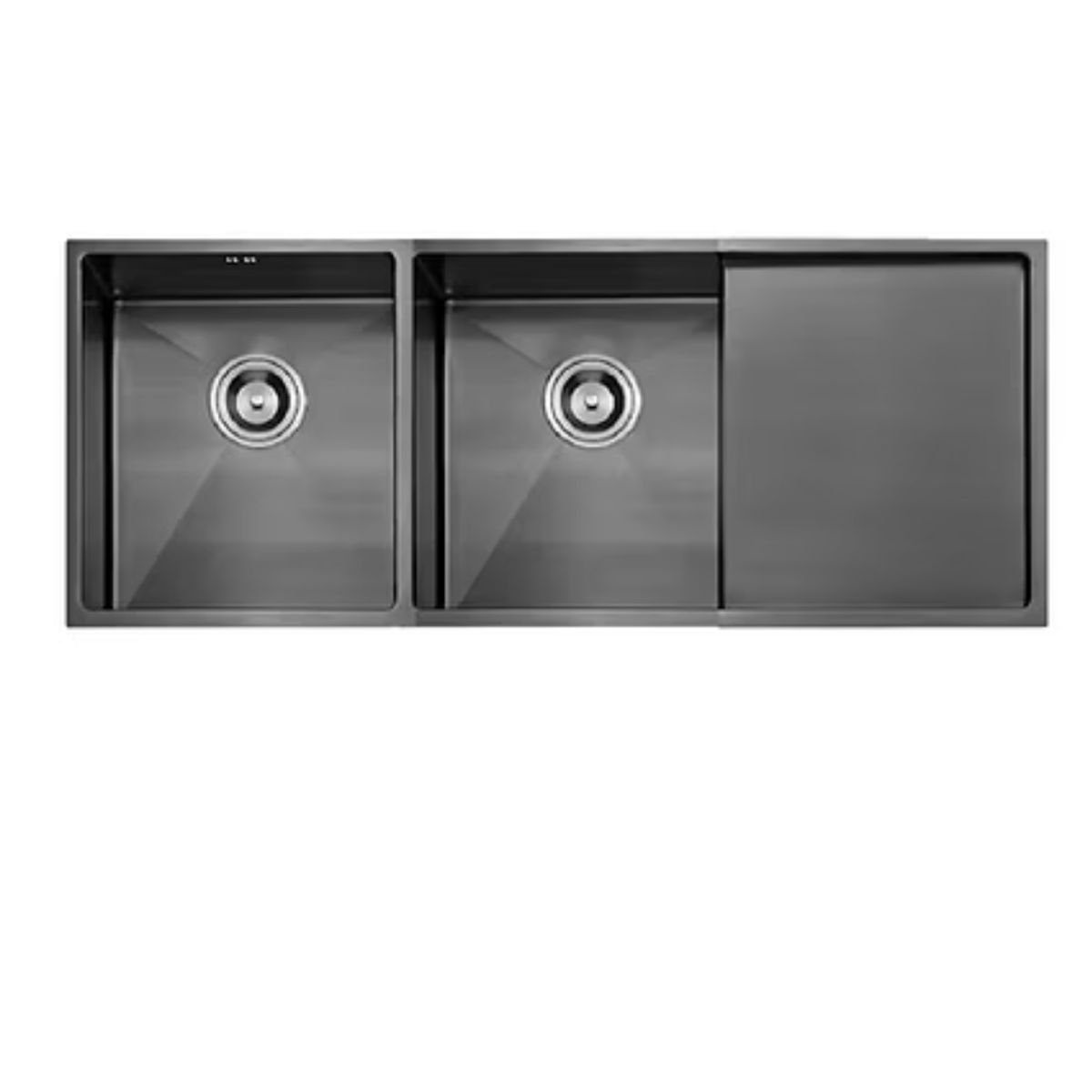 XM - Lavadero de cocina 2 Pozas Acero Negro ULD01-12050