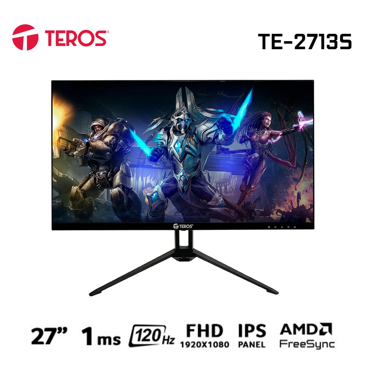 TEROS - Monitor plano TEROS TE-2713S 27 FHD IPS HDMI DP