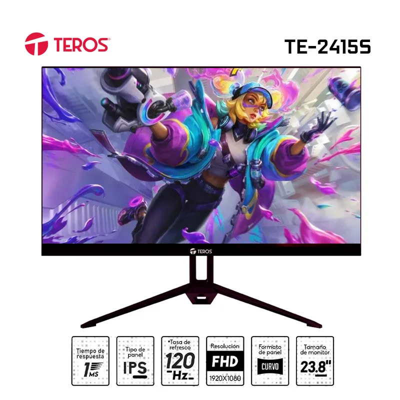 TEROS - Monitor plano TEROS TE-2415S 238 FHD IPS HDMI DP