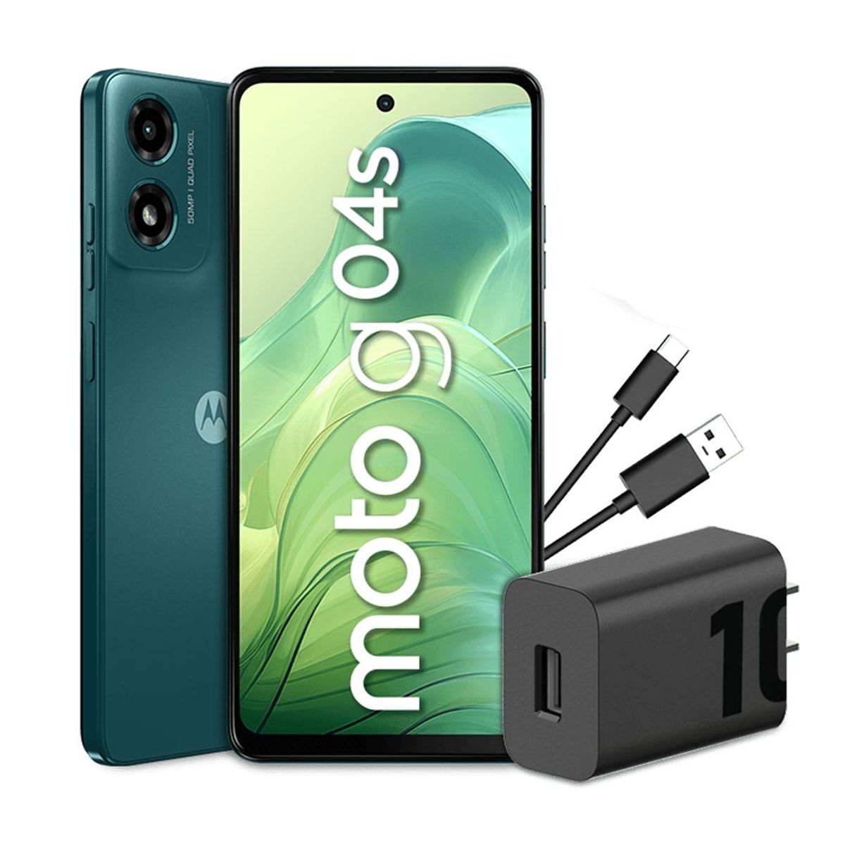 MOTOROLA - Celular Motorola Moto G04S 6.6"  Pulg.  4GB RAM 128GB - Verde