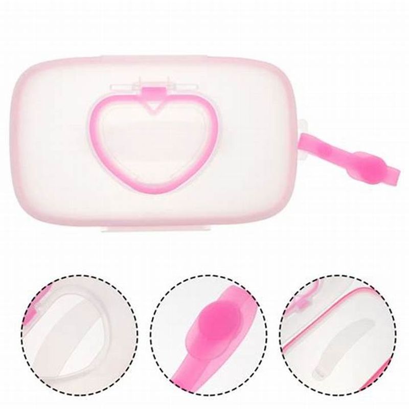 GENERICO - Porta Pañitos Rosado de Estuche Corazon