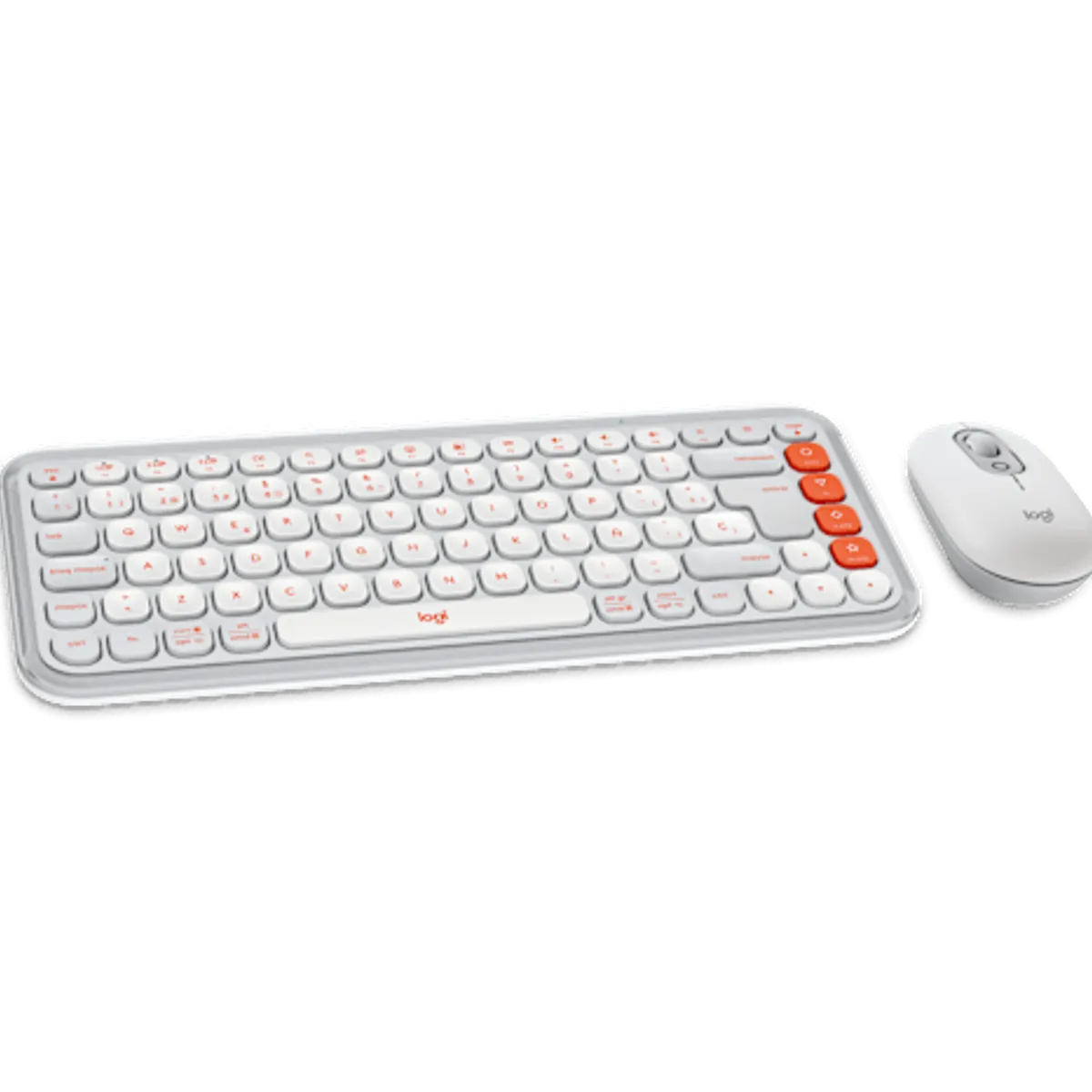 LOGITECH - Logitech Pop Icon Combo - Spanish -  Blanco