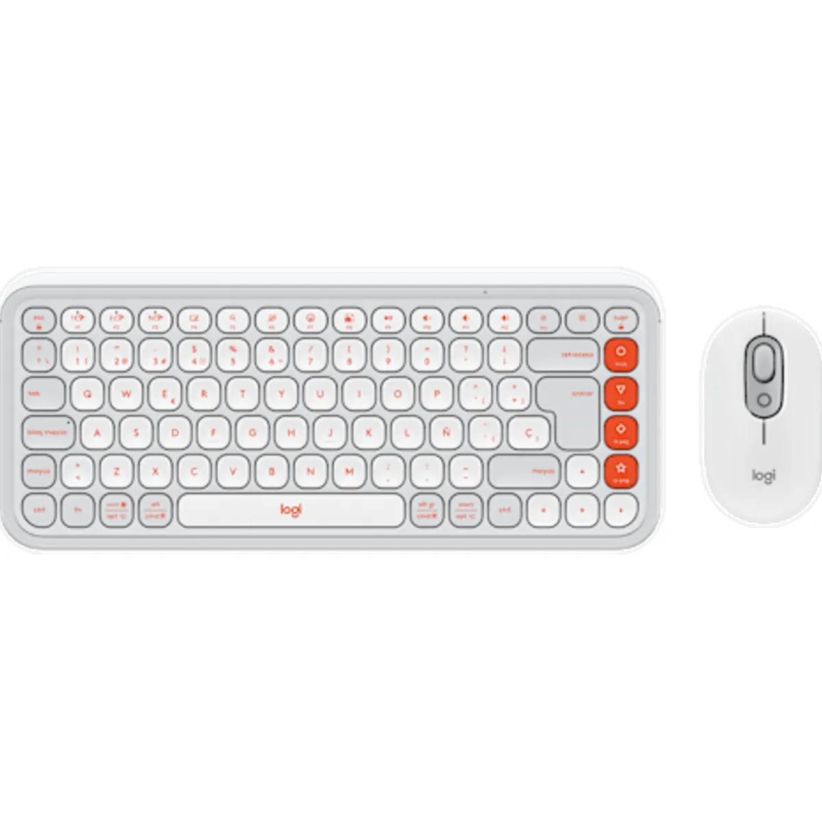 LOGITECH - Logitech Pop Icon Combo - Spanish -  Blanco
