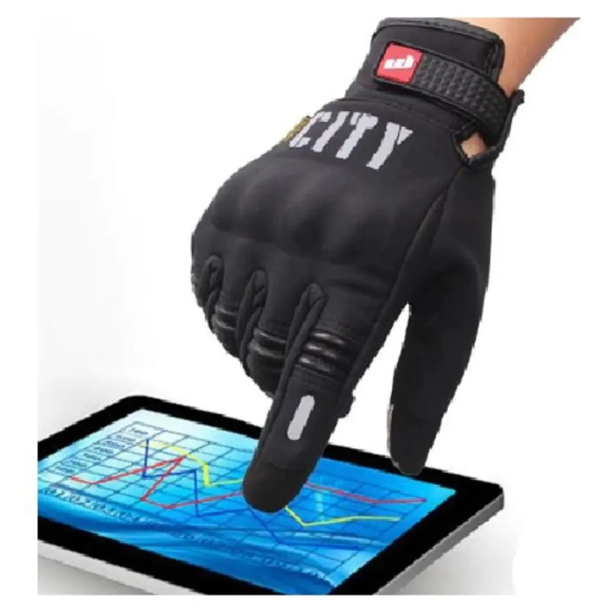 PROBIKER - GUANTES PARA MOTO CITY IMPERMEABLES REFLECTIVOS CON TACTIL