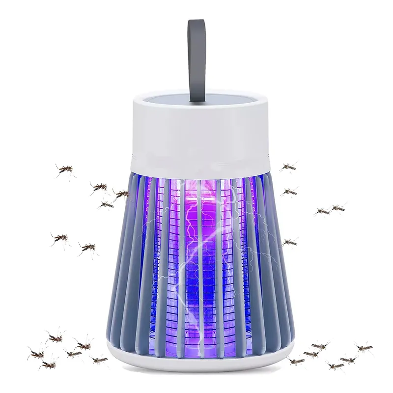 GENERICO - PacK 2 Lámparas eléctricas repelente Led Uv trampa para Mosquitos