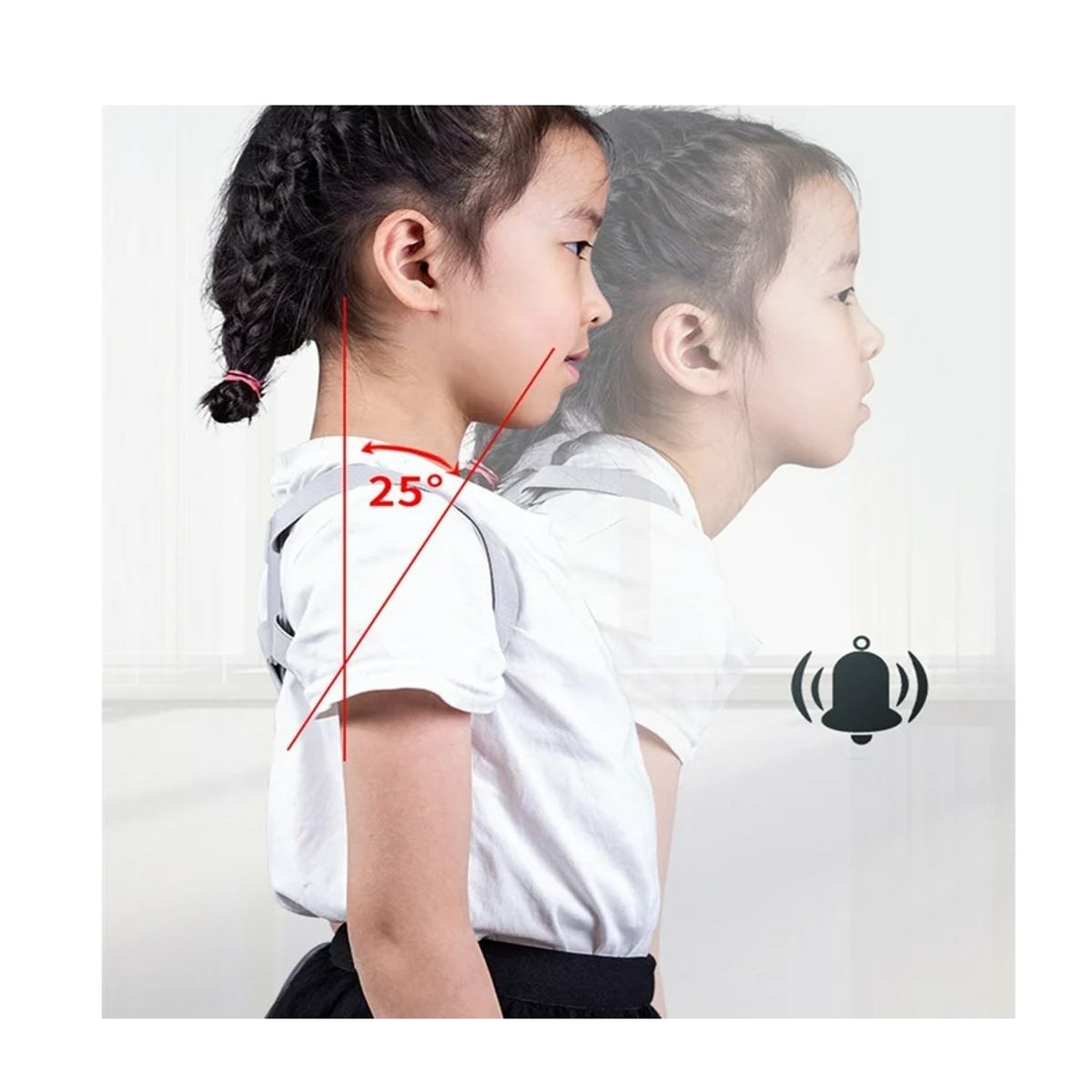 GENERICO - Corrector de postura Faja correctora de postura hombre mujer