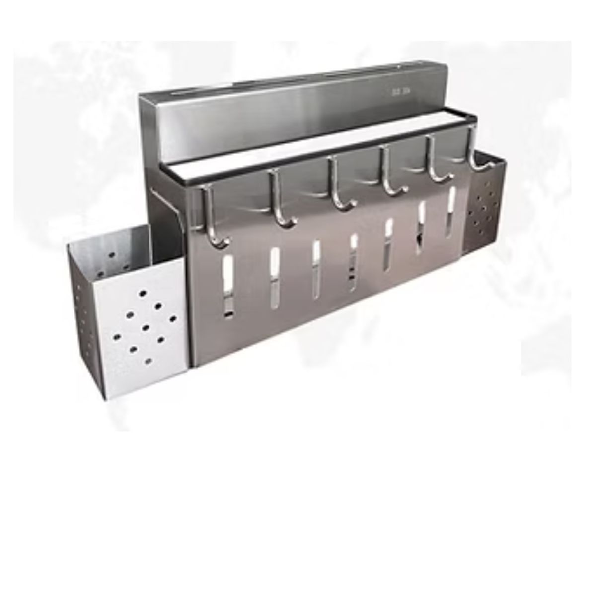 GENERICO - Porta Utensilios de Cocina Acero Inoxidable - ADB6839