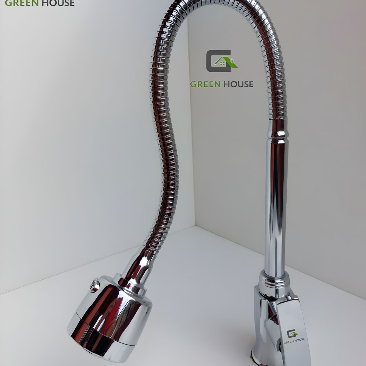 GENERICO - GRIFERIA DE COCINA  MUEBLE AGUA FRIA FLEXIBLE CROMADO