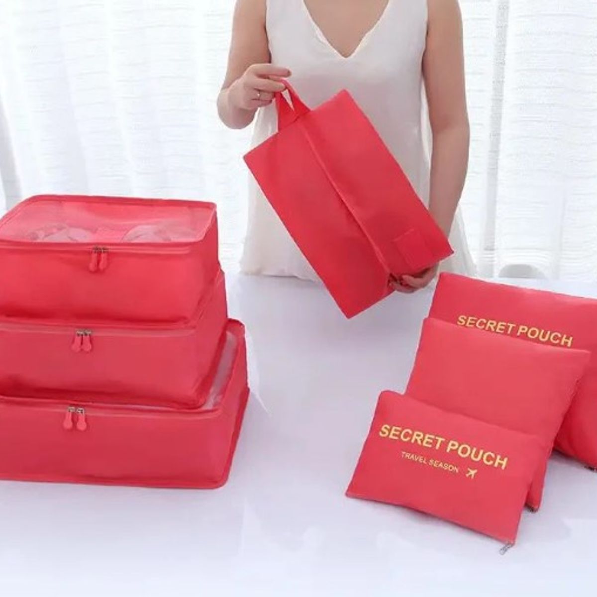 GENERICO - Kit Organizador de Viaje X 6 Pzs.