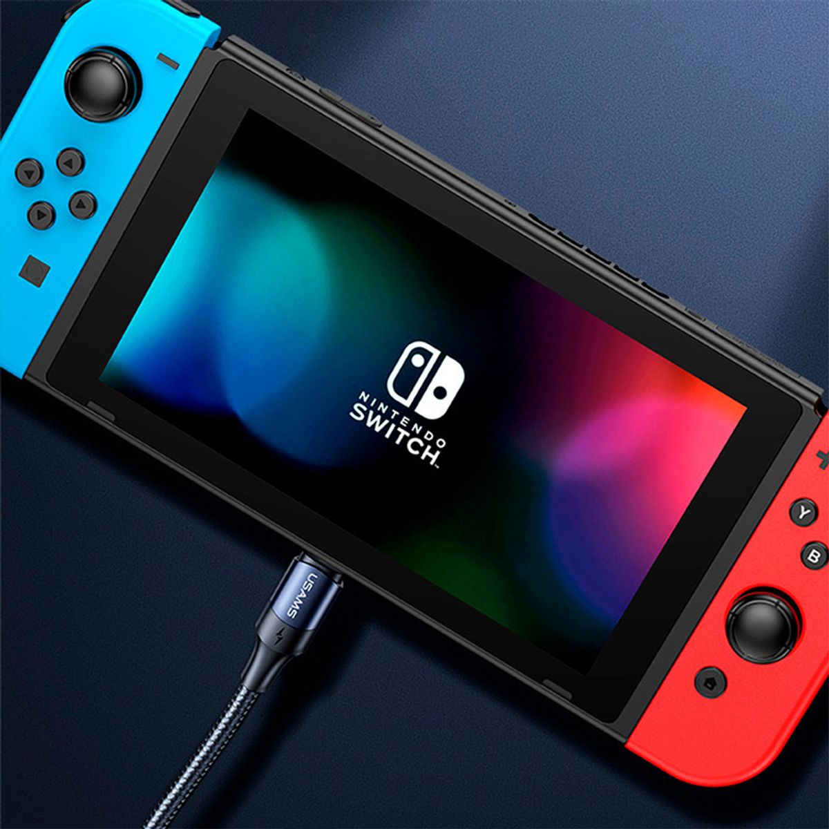 USAMS - Cable celular carga rápida Type-C a Type-C 100W 120cm Neg U71