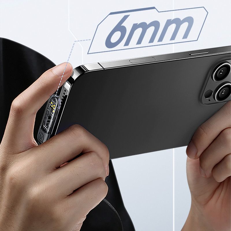 USAMS - Cable celular rápido USAMS Type-C a iPhone PD20w 120cm Blanco