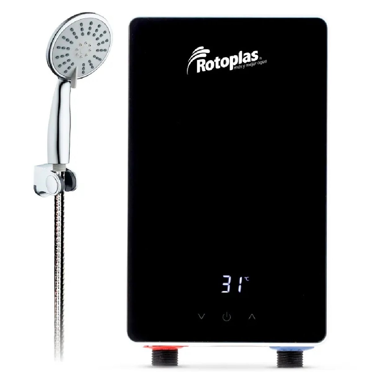 ROTOPLAS - Rapiducha Eléctrica Rotoplas New Compact 4500W Color Negro