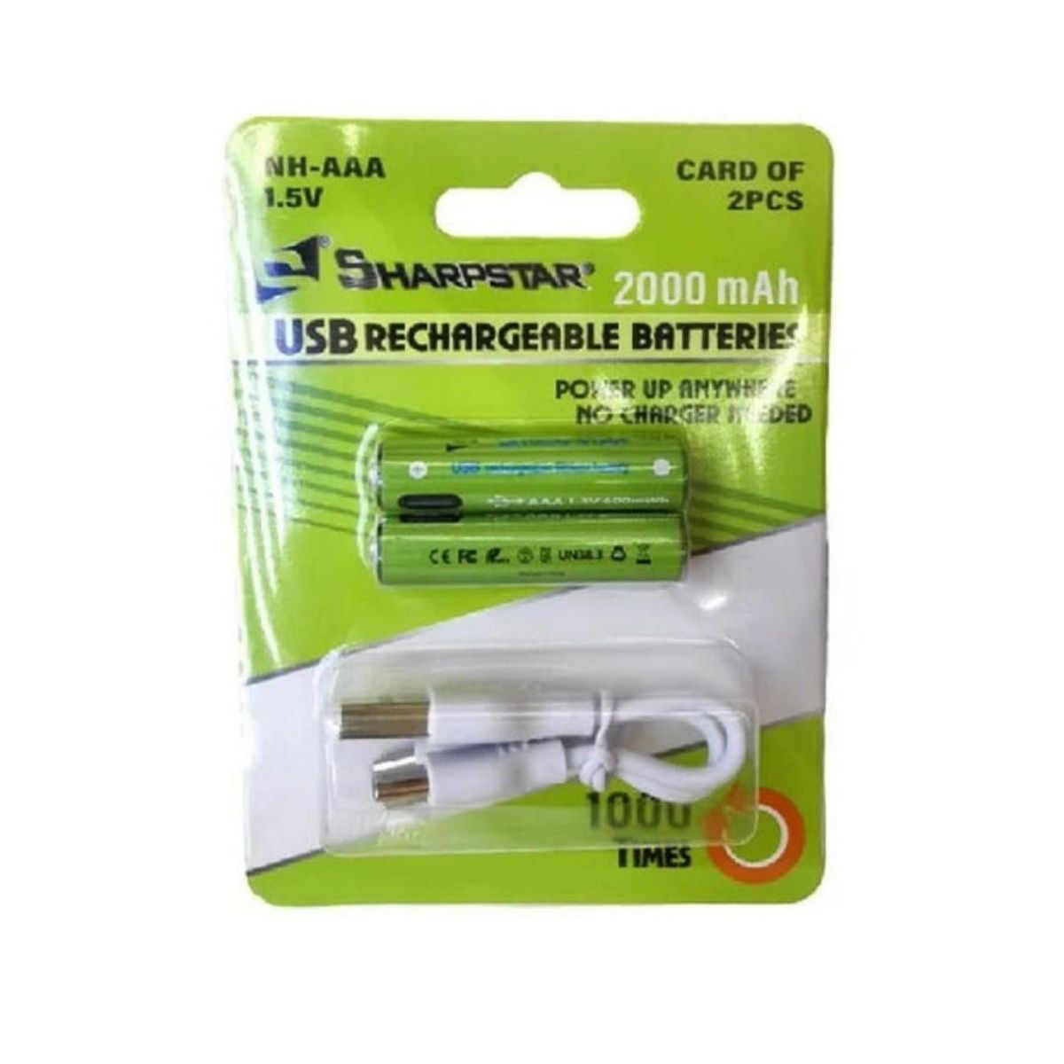 GENERICO - Pilas Recargables Shapstar AAA