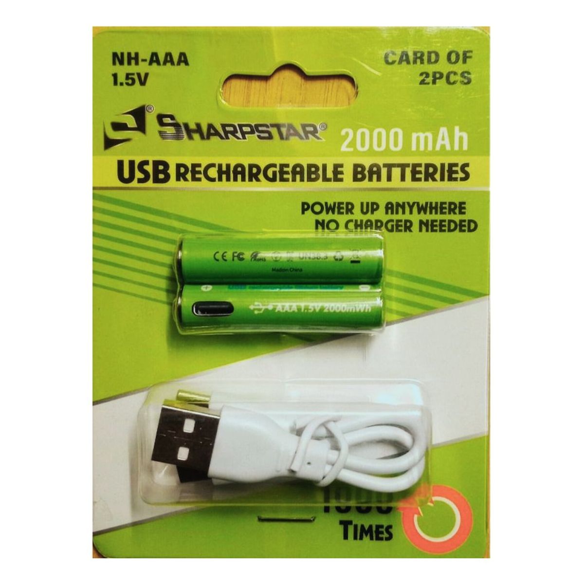 GENERICO - Pilas Recargables Shapstar AAA