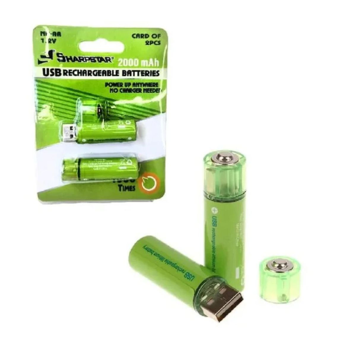 GENERICO - Pilas Recargables Shapstar AA