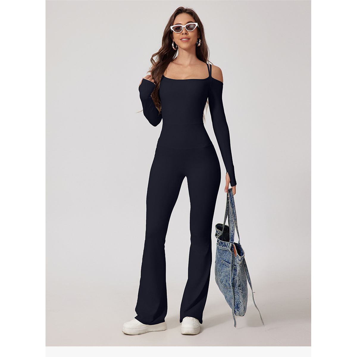 GENERICO - ENTERIZO DEPORTIVO MANGA LARGA DE MUJER