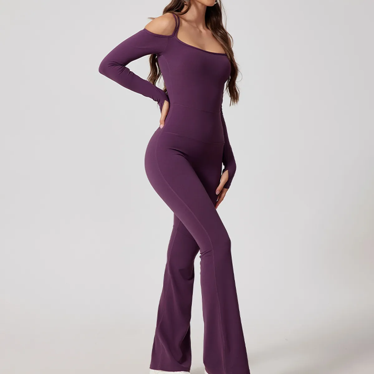 GENERICO - ENTERIZO DEPORTIVO MANGA LARGA DE MUJER