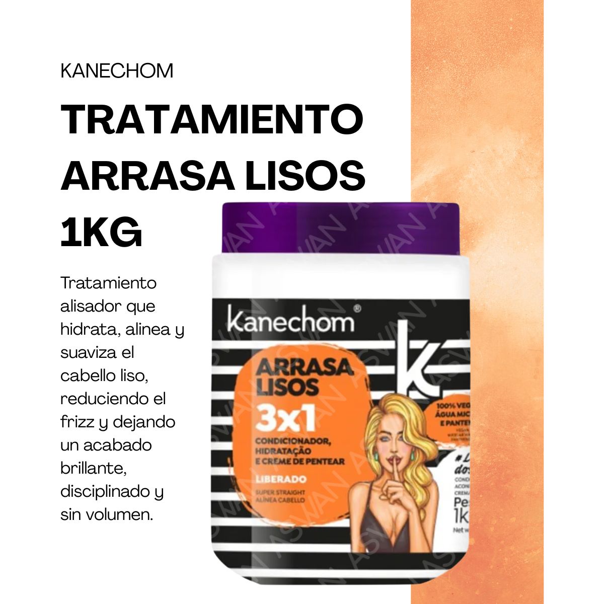 GENERICO - TRATAMIENTO ARRASA LISOS 1KG - KANECHOM