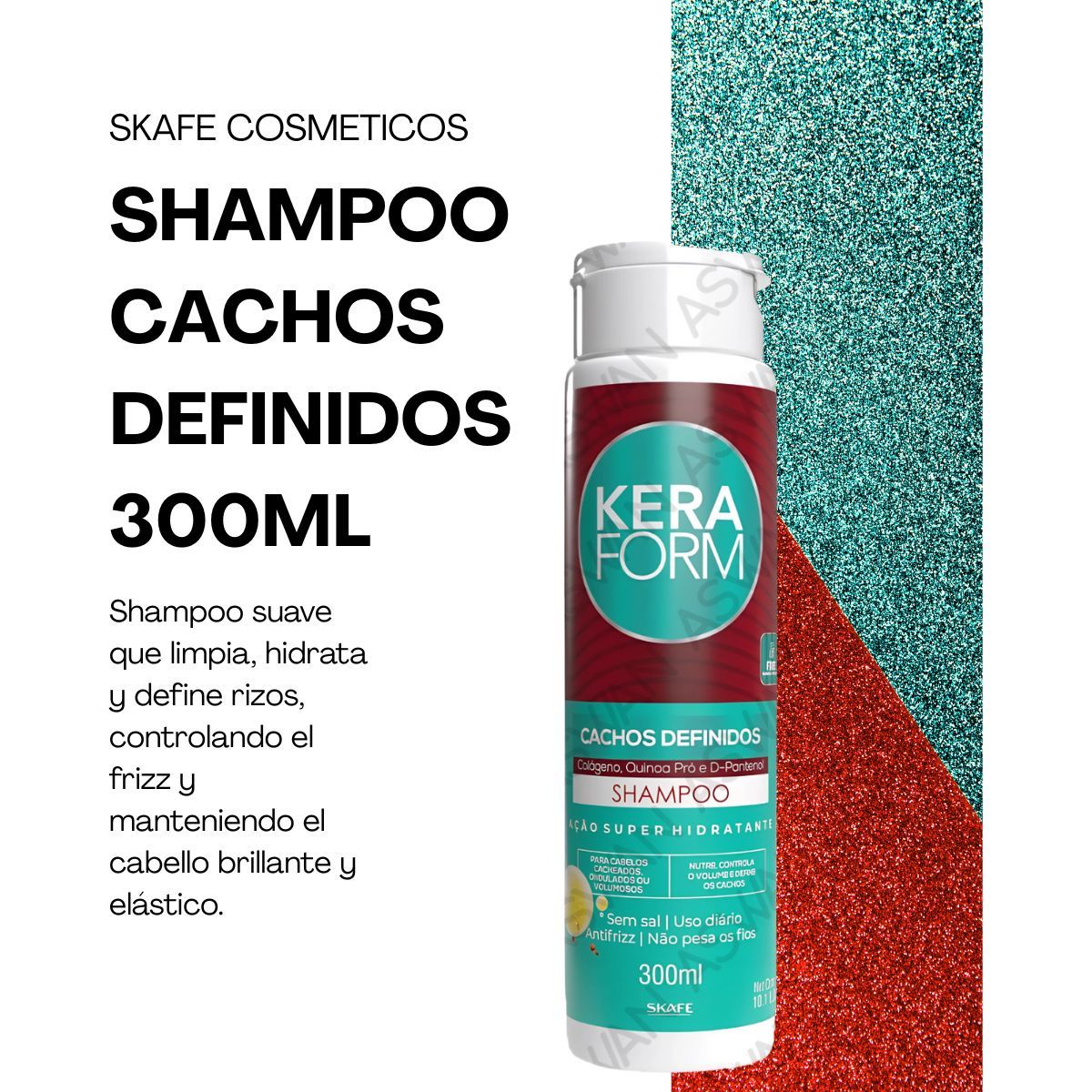 GENERICO - SHAMPOO CACHOS DEFINIDOS 300ML - SKAFE