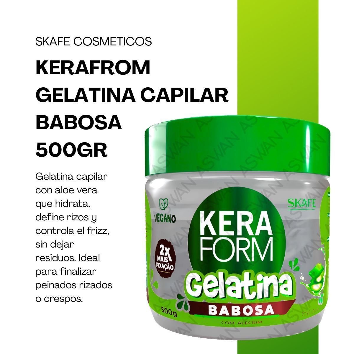 GENERICO - KERAFROM GELATINA CAPILAR BABOSA 500GR - SKAFE