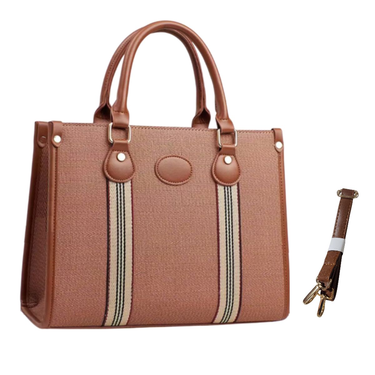 GENERICO - Cartera Bolso de Mano con Correa de Hombro Diseño Casual Elegante