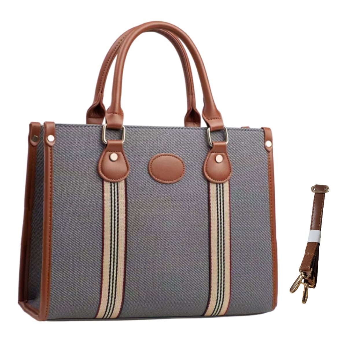 GENERICO - Cartera Bolso de Mano con Correa de Hombro Diseño Casual Elegante