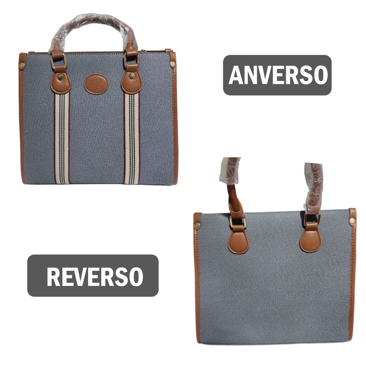 GENERICO - Cartera Bolso de Mano con Correa de Hombro Diseño Casual Elegante