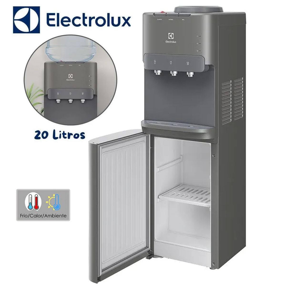 ELECTROLUX - Dispensador de Agua EA11SR Frio-Calor