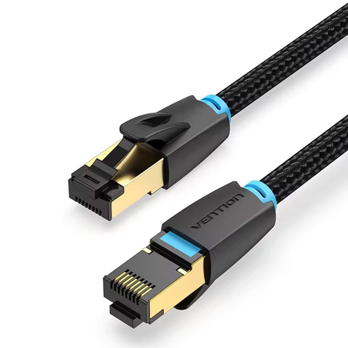 VENTION - Cable Red 50cm RJ45 Categoria-8 PREMIUM Ethernet GAMER PC Tv