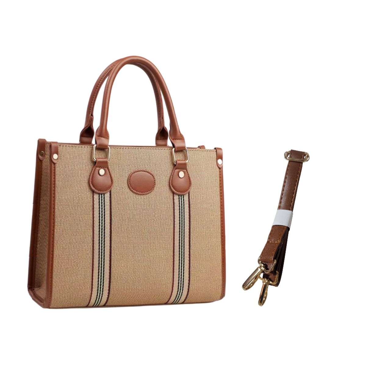 GENERICO - Cartera Bolso de Mano con Correa de Hombro Diseño Casual Elegante