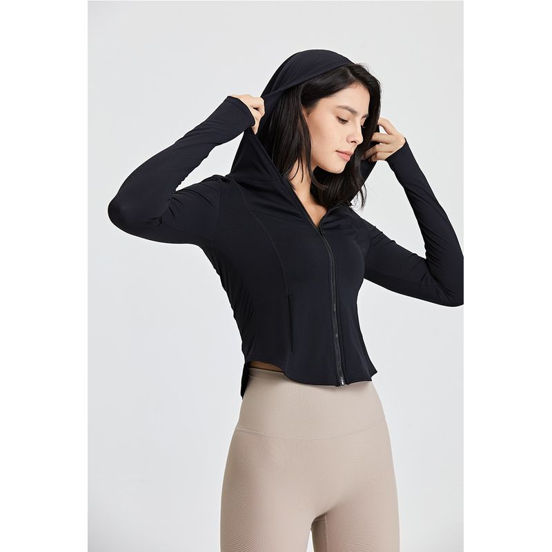 GENERICO - CASACA DEPORTIVA FIT JACKET CON CAPUCHA