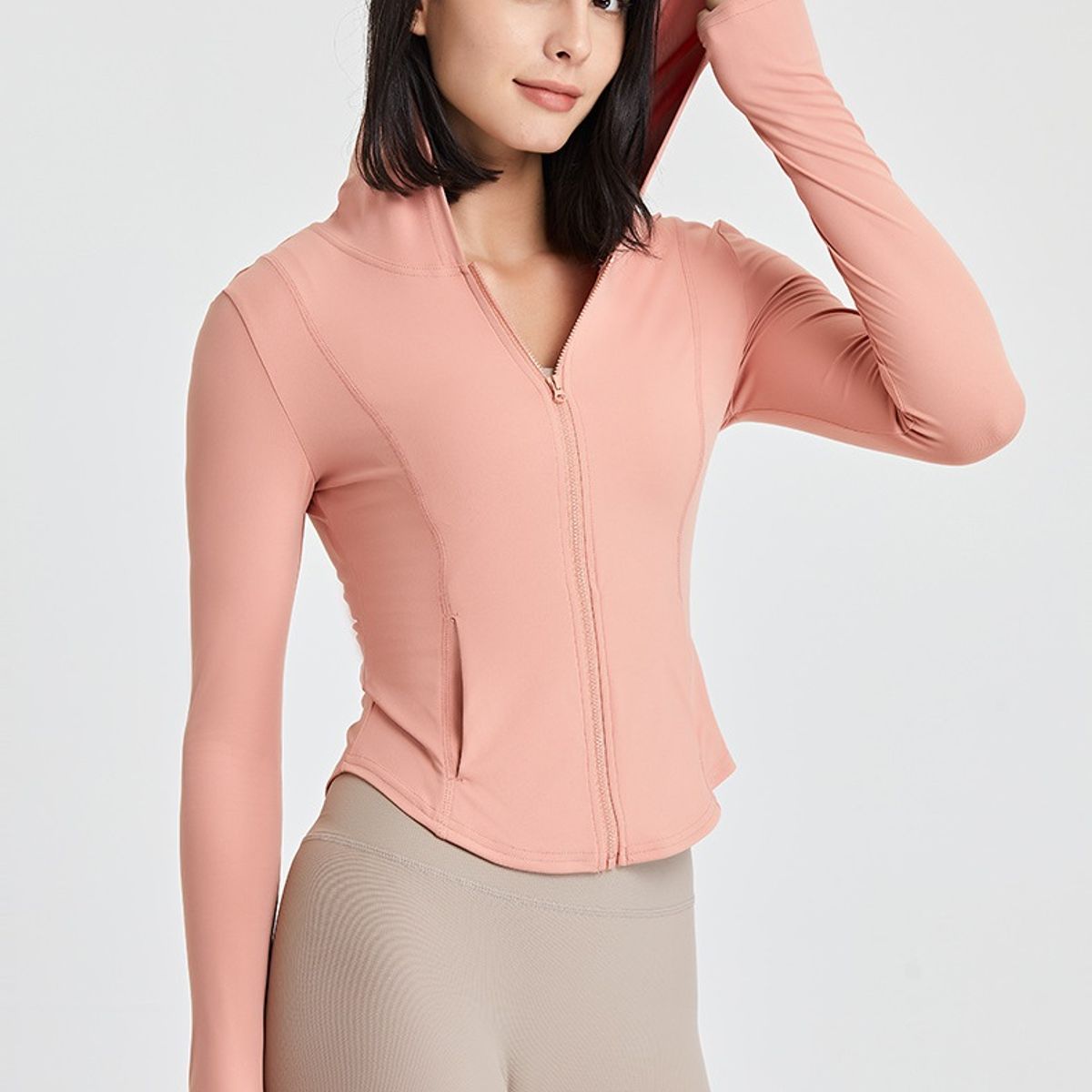 GENERICO - CASACA DEPORTIVA FIT JACKET CON CAPUCHA