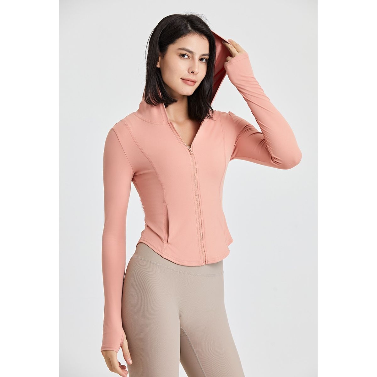 GENERICO - CASACA DEPORTIVA FIT JACKET CON CAPUCHA