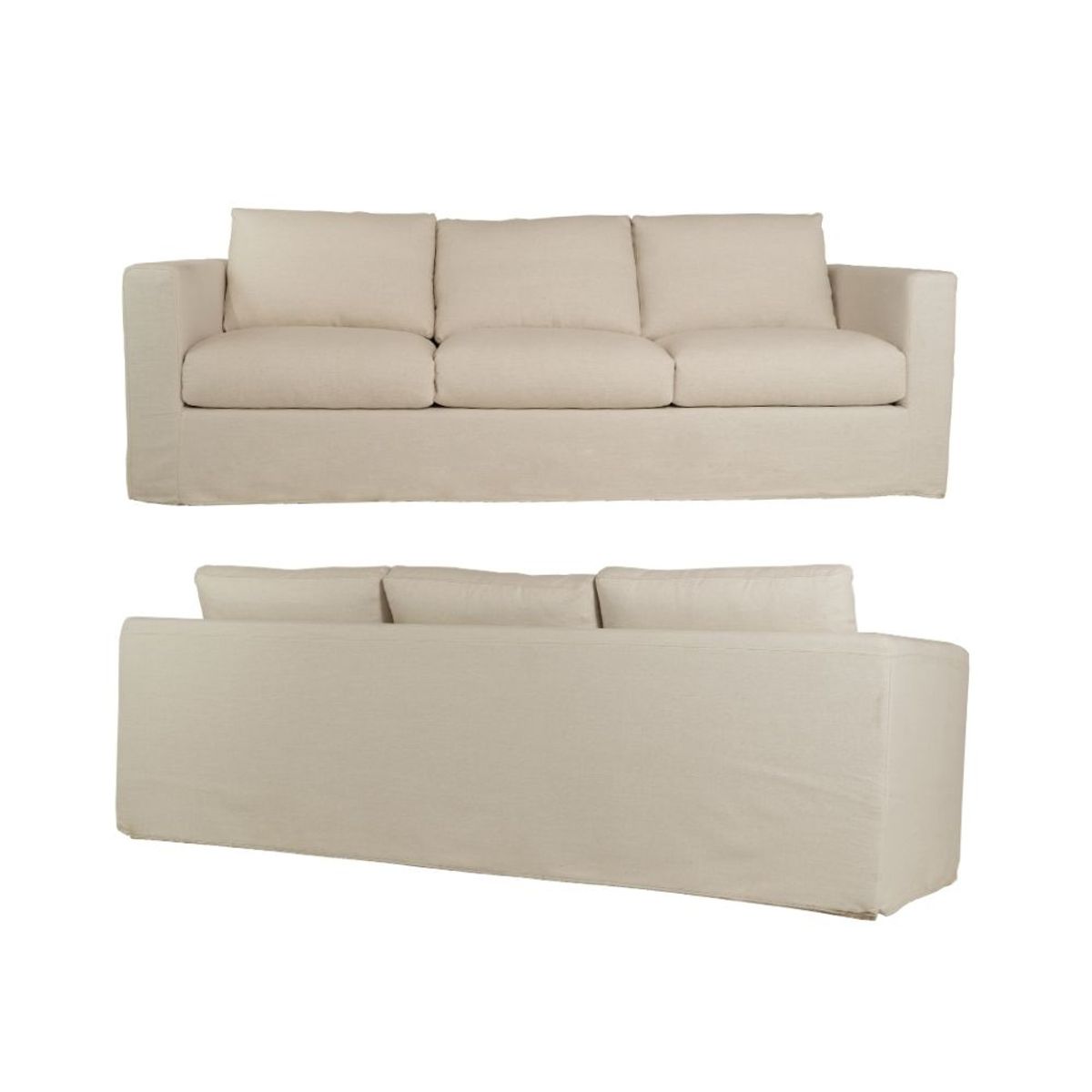 NIHM - Sofá Miró de Tela Beige