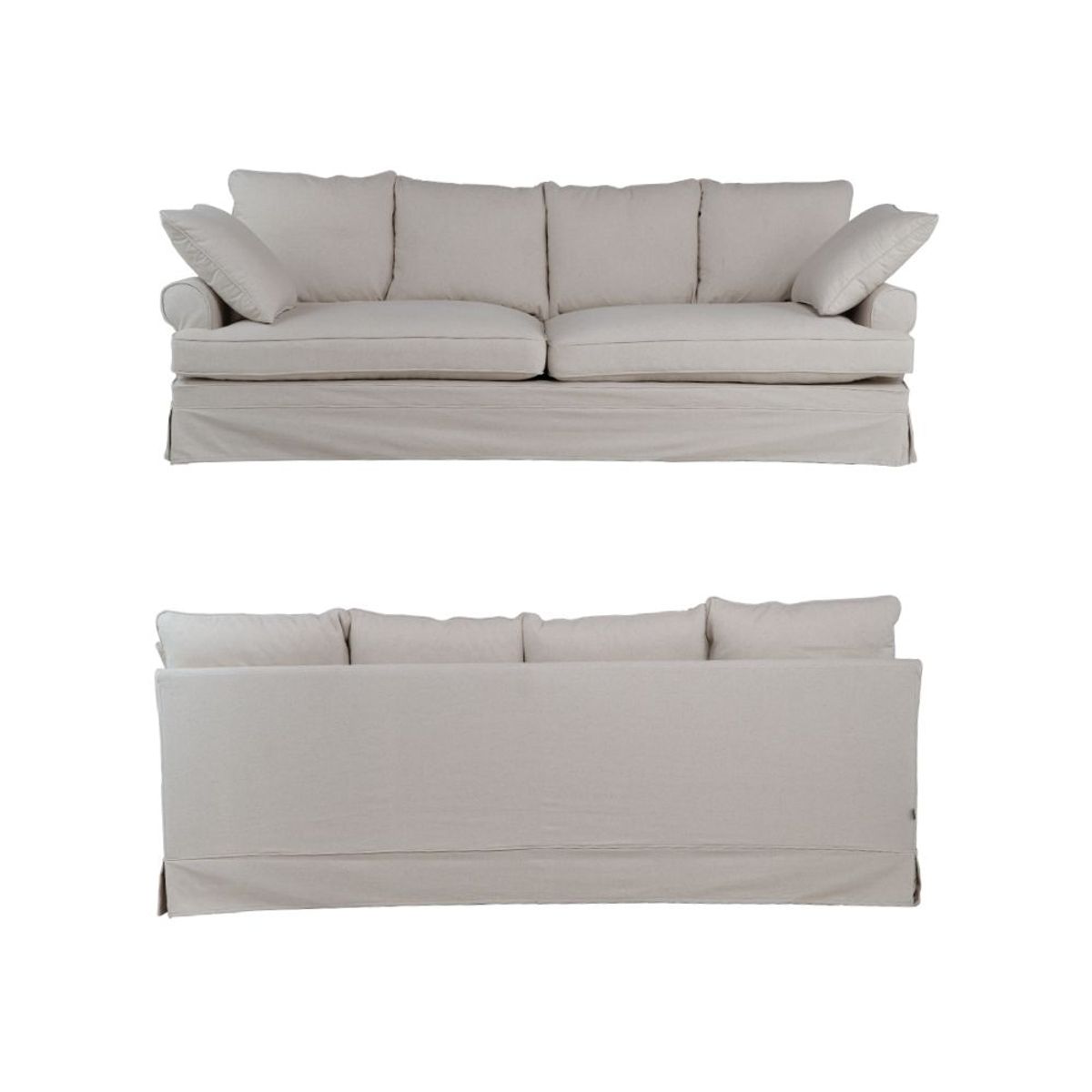 NIHM - Sofá Maype de Tela Beige