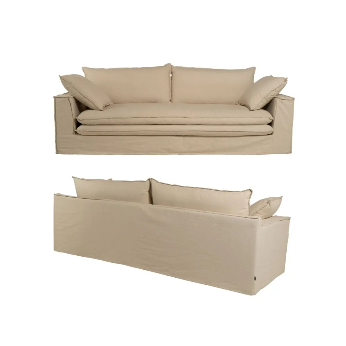 NIHM - Sofá Kikko Tela Beige