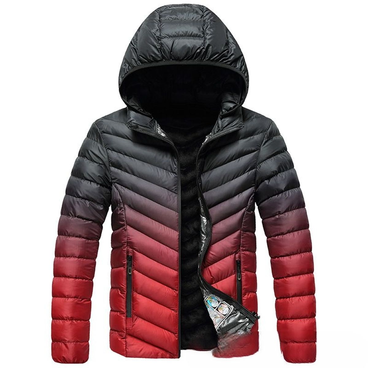 GENERICO - CASACA DEPORTIVA SLIMFIT CAPUCHA DESMONTABLE