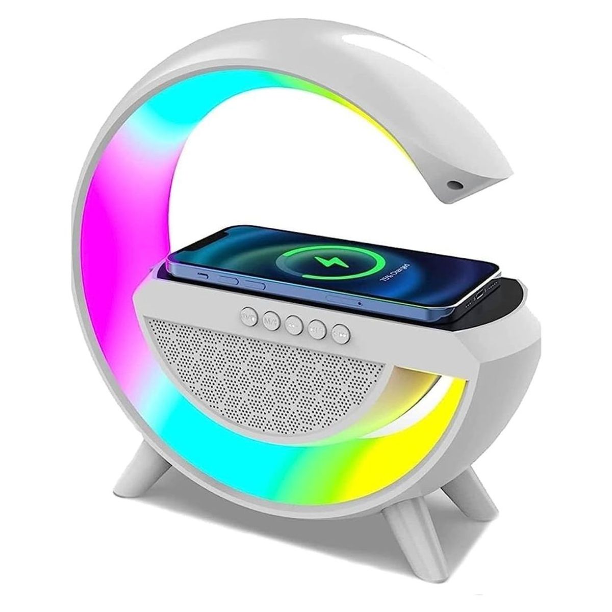 GENERICO - Parlante Lampara + Carga Inalambrica Tipo G