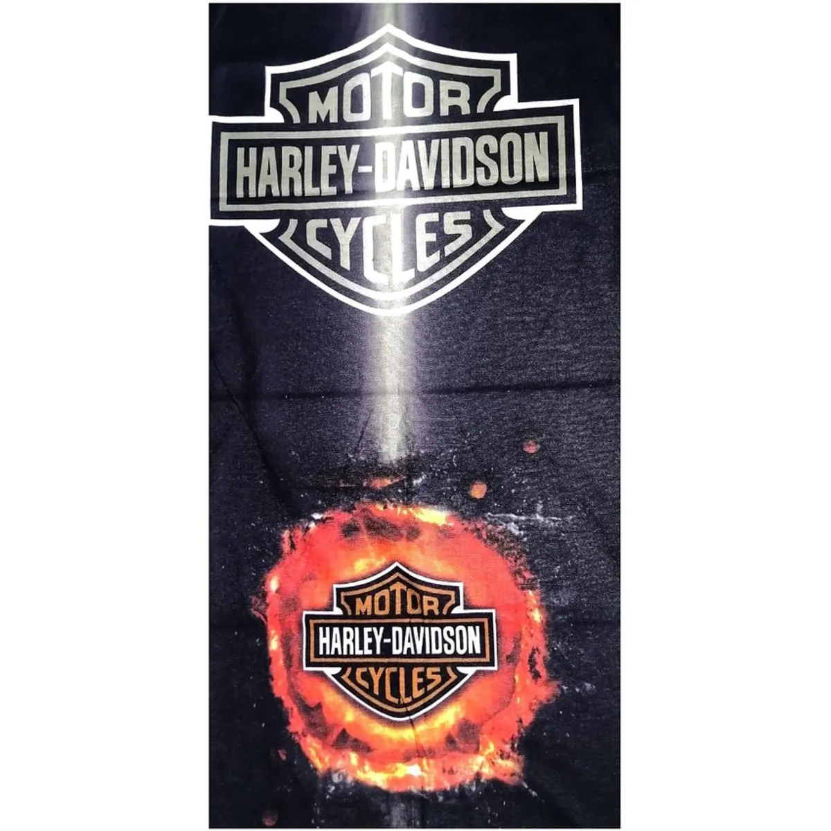 GENERICO - Bandana Mascara Moto Ciclismo Multifuncional Negro HARLEY