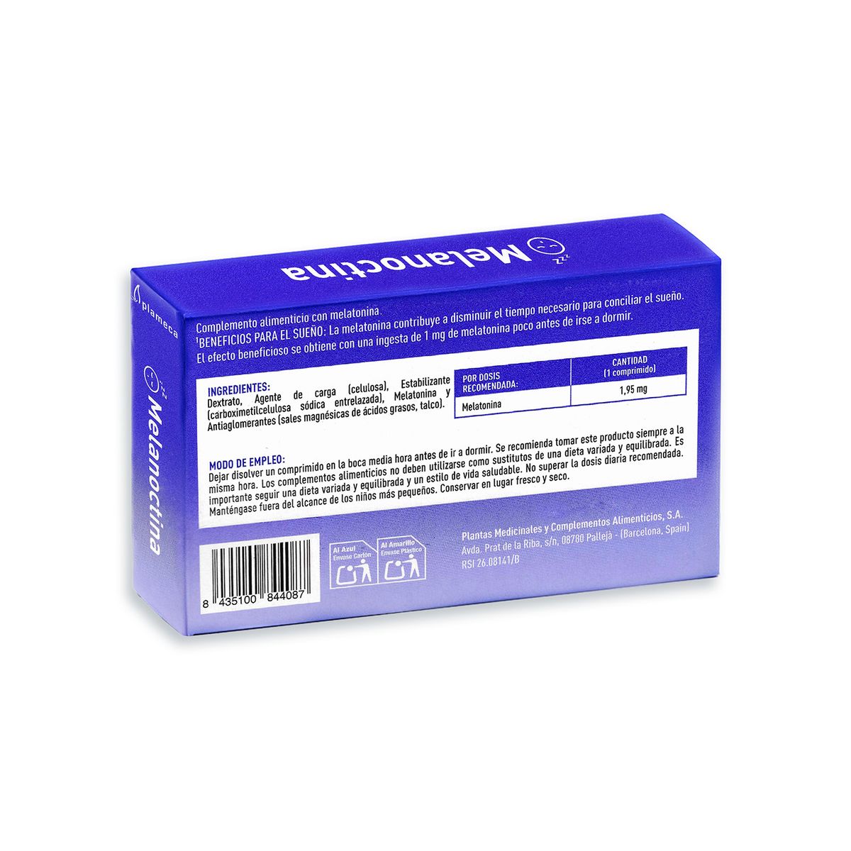 PLAMECA - Melanoctina 1.95 mg – 60 Comprimidos