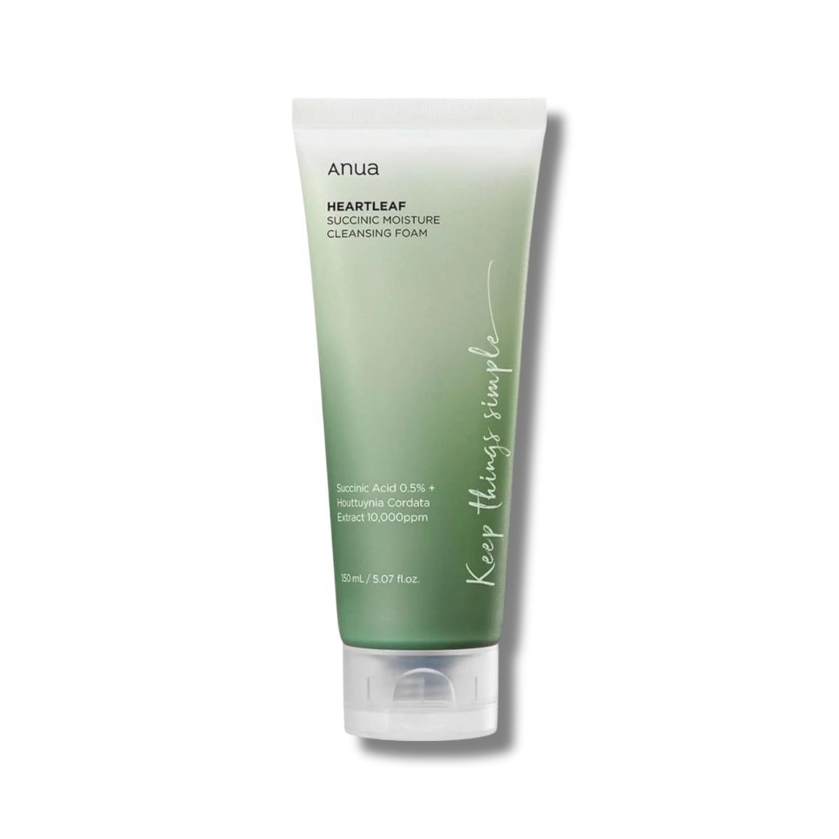 GENERICO - Anua Heartleaf Succinic Moisture Cleansing Foam 150ml