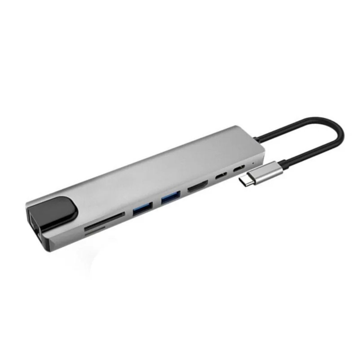 GENERICO - Hub Usb C Adaptador Multifuncional 8 En 1