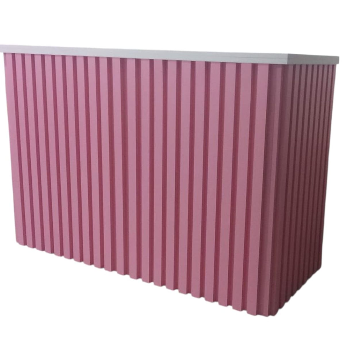 GENERICO - Counter de Recepción Rosado & Blanco Melamina