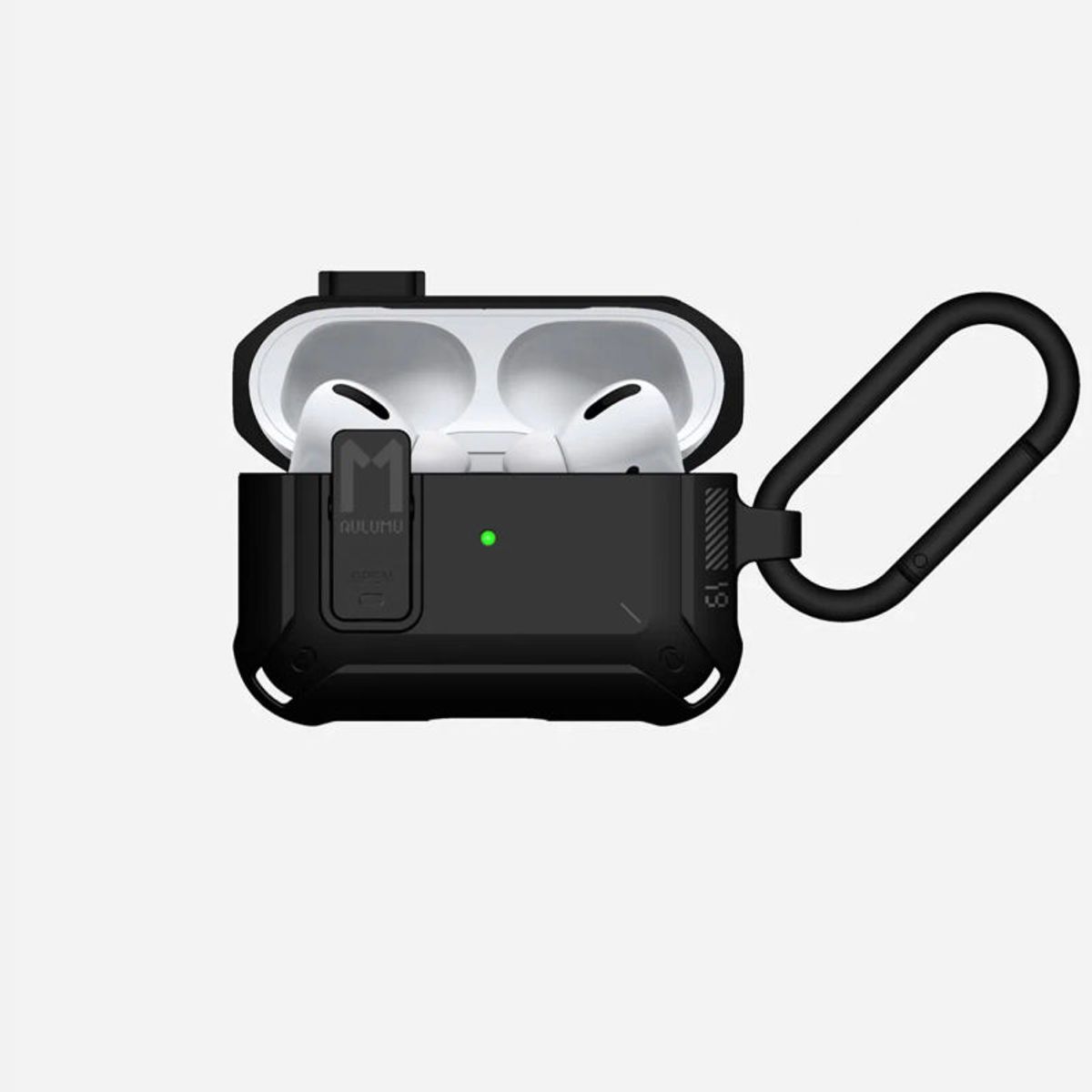 AULUMU - Case Negro Aulumu Slim Lock AirPods Pro 2  AirPods Pro 1