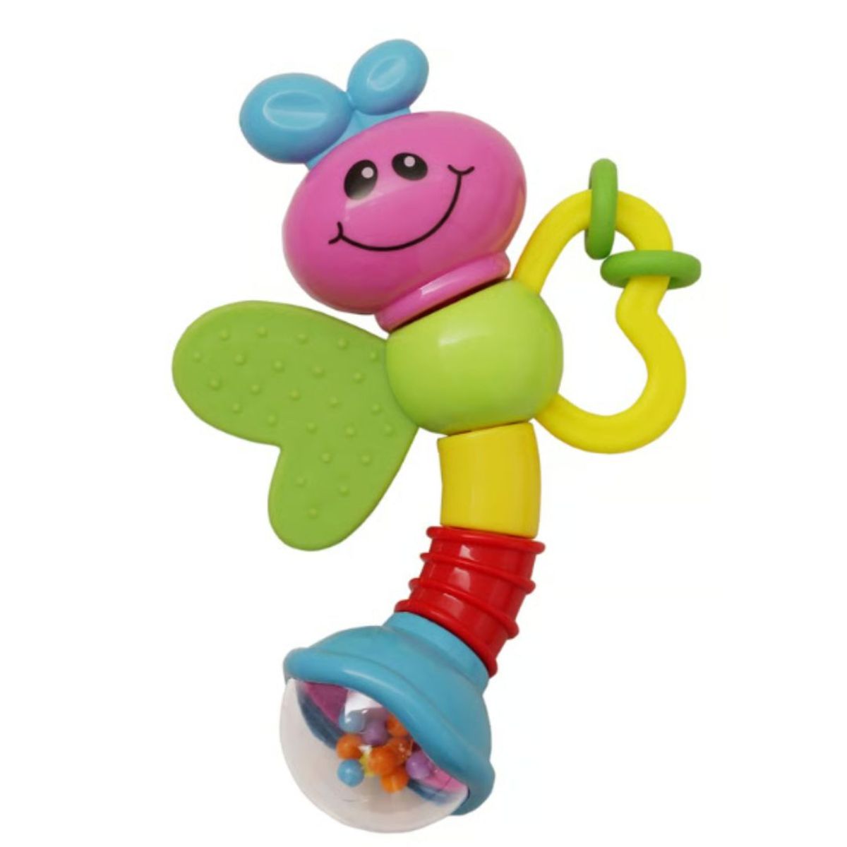 GENERICO - Juguete Biberon Con Sonajeros Molares Para Bebé Mediano