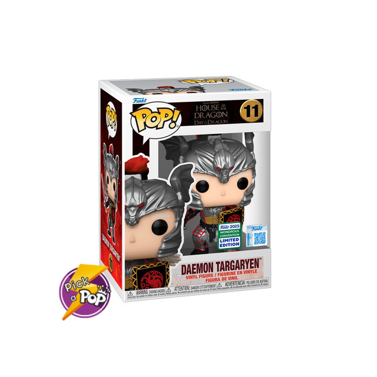 FUNKO - DAEMON TARGARYEN CON ARMADURA CASA DEL DRAGON