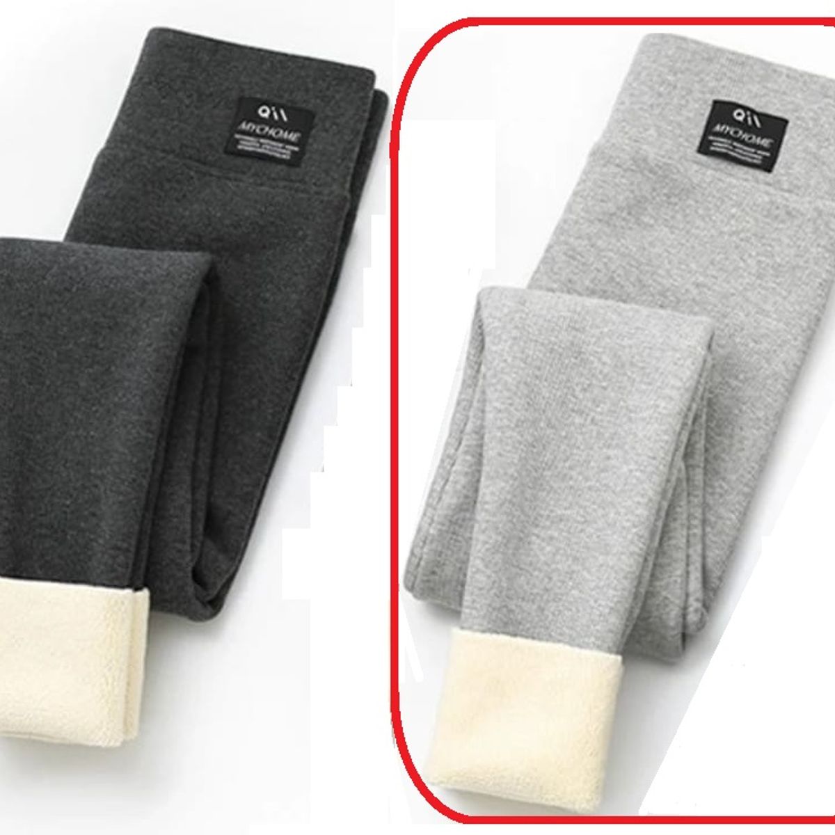 GENERICO - talla S - Pantalón Leggins Gris Plomo abrigador noche